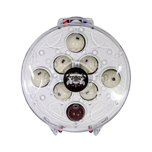 Macchina Lavapalle da <span class=keywords><strong>Biliardo</strong></span> Automatica a 8 Fori 67mm 68mm, Pulitrice per Palle da Snooker e <span class=keywords><strong>Biliardo</strong></span> con Accessorio di Pulizia - Product Image 1