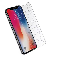 Heybingo 9H HD 3D Protection d'écran en verre anti-traces de doigts à colle intégrale transparente sans bulles pour 12-17 Pro Max