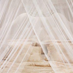 Venta caliente lujo princesa estilo engrosado techo cúpula nuevo portátil colgante encaje Universal plegable mosquitera cama dosel - Product Image 5