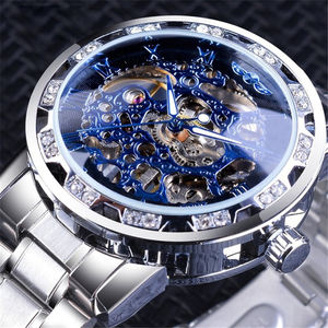 Montre mécanique de haute qualité, à mouvement apparent, en acier inoxydable, avec logo personnalisé, pour homme, vente en gros, prix abordable - Product Image 6