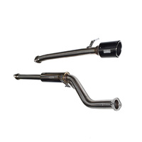 DEX.TY pour système d'échappement arrière pour Ford Ranger T6 T7 T8 Embout en fibre de carbone simple Silencieux en acier inoxydable 304 Haute qualité