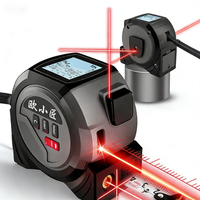 Ouxiaojiang Ruban à mesurer laser industriel 3-en-1 avec viseur pour la décoration intérieure