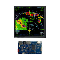 Écran LCD Carré TFT de 6,2 Pouces pour Simulateur de Vol, Résolution 720x720, Interface IPS LVDS