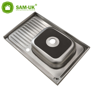 <span class=keywords><strong>Cucina</strong></span> grande bacino di <span class=keywords><strong>scarico</strong></span> 304 acciaio inox Undermount Nepal mm spazzolato Premium singolo lavandino ciotola - Product Image 6