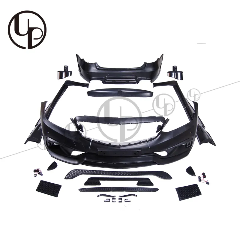 Great Quality Body kit Car Bumpers for E-class w212 E63 Wald Style 2014y~ with PP Material Automotive Body Parts