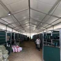 Tente d'écurie de cheval de structure en aluminium pour la ferme extérieure et les projets équestres