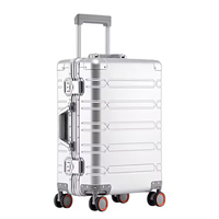 Maleta de Viaje de Aluminio de Lujo Eminent, Maleta Grande con 4 Ruedas Giratorias, Maleta Moderna y Resistente de 4 Ruedas