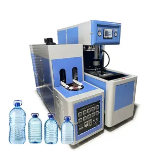 1Cavity Plastic Bottle Making 0.5L- 5L 400BPH Semi Automatic PET Bottle Blow Blowing Mold Molding Machine Prices