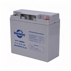 Batterie au gel rechargeable Vanyo VA20-12 12V 20Ah pour alimentation de secours UPS - Product Image 1