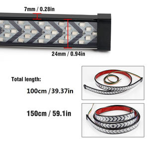 <span class=keywords><strong>60</strong></span> pouces Voiture LED Queue Bande Lumière Pour Ramassage Remorque SUV Conduite de Freinage Qui Coule Clignotants Lumières - Product Image 5