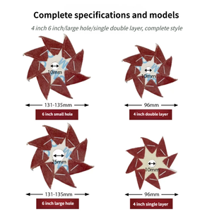 Disco Abrasivo Octagonal de Alta Resistencia al Desgaste, 10 mm de Diámetro, Personalizable OEM, Granos 80, 120, 180, 240, 320 para Pisos de <span class=keywords><strong>Piedra</strong></span> - Product Image 4