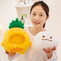 Personnalisable Amovible Fruit Fée En Peluche Jouet Doux Amovible Ananas Pêche Animal En Peluche Cadeau pour Enfants Plantes Article