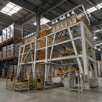 Centrale de mélange de mortier sec à dosage automatique grande capacité pour adhésif mural et plâtre, machine automatique professionnelle OEM
