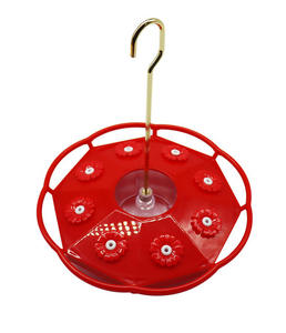 Mangeoire à oiseaux à eau pour jardin extérieur en <span class=keywords><strong>plastique</strong></span> rouge écologique, mangeoire automatique pour oiseaux à eau, couverture de fenêtre, <span class=keywords><strong>bouteille</strong></span> d'eau - Product Image 1