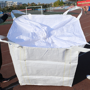 Hot bán 1 tấn Jumbo fibc số lượng lớn Túi 1000kg PP nhựa thoáng khí 4 vòng + Đáy phẳng + bìa váy túi Đậu - Product Image 3