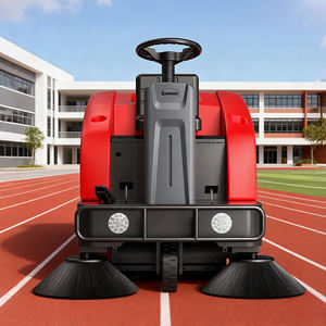 Varredora de Rua para Limpeza Comercial ao Ar Livre, Varredora Elétrica Pesada com Escova Larga - Product Image 1