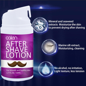 Crema hidratante y suavizante para el cuidado de la <span class=keywords><strong>barba</strong></span> para hombres de marca blanca, loción para después del afeitado - Product Image 4