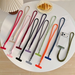 Universal Fashion 7mm Nylon Cord Cell Phone Case Neck Lanyard with Tether Patch