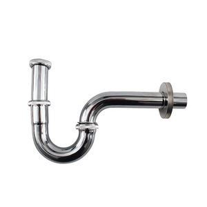 Premium 304 SS P-Trap Drenaje Kit-Tubería <span class=keywords><strong>de</strong></span> desagüe <span class=keywords><strong>de</strong></span> fregadero resistente a la corrosión con arandelas <span class=keywords><strong>de</strong></span> goma y adaptador reductor - Product Image 6