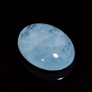 Meilleur cabochon d'aigue-marine naturelle de finition GPJ-54 pierre précieuse en vrac semi-précieuse pour la fabrication de bijoux de guérison colliers polis - Product Image 2