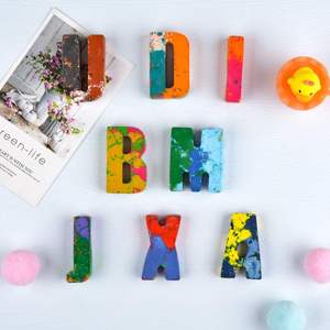 Molde <span class=keywords><strong>de</strong></span> Silicona con Letras y Números, Alfabeto Grande, Redondo, <span class=keywords><strong>para</strong></span> Hornear Chocolate, Pasteles, Alimentos, Uso Comercial, 26 Cavidades - Product Image 4