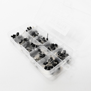 Kit de 20 transistors à insertion directe en ligne, 10 types, y compris NPN TO-92 <span class=keywords><strong>PNP</strong></span> BC337 BC327 <span class=keywords><strong>2N2222</strong></span> 2N2907 2N3904 2N3906 S8050 - Product Image 4