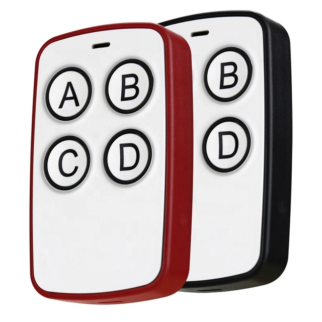 DC 6V 4 Buttons Universal Access Control Electric Garage Door Opener Replicate Wireless 433 MHz Remote Control