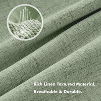 100% Blackout Royal Qualité Lin Tissu Rouleau Textiles Isolation Thermique Rideau Tissu pour Le Salon