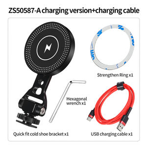Support de <span class=keywords><strong>chargeur</strong></span> <span class=keywords><strong>sans</strong></span> <span class=keywords><strong>fil</strong></span> 10W support de téléphone portable 360 supports magnétiques rotatifs étuis de téléphone pour Smartphone - Product Image 6