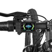 BAFANG 8fun 600C UART Pantalla Mid Drive TFT 600C Bicicleta eléctrica eBike BBS01 BBS02 y BBSHD UART Enchufe redondo de 5 pines