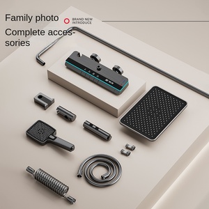 Luxury Bathroom Rain <b>Shower</b> Set Wall Mounted Smart Digital <b>Shower</b> Set Advanced Piano Showerhead <b>System</b> 4 Piano Keys <b>Shower</b> Set L - Product Image 6