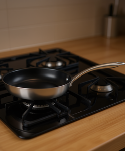 Le Creuset Padella antiaderente in acciaio inossidabile da 9,5 pollici per fornelli a gas e a induzione - Product Image 2