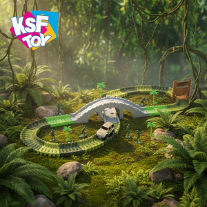 Set di Pista Flessibile KSF per Corse con Auto a Batteria (Plastica ABS) - Product Image 5