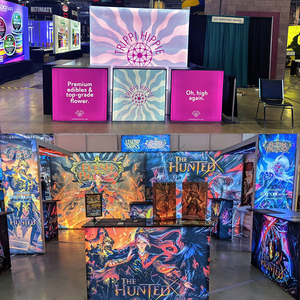 Expositor Modular de Tela a Medida 3x6 para Ferias Comerciales con Diseño de Funda de Almohada de Tela Tensada - Product Image 2