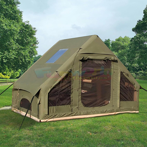 เต็นท์แคมป์ปิ้งกลางแจ้งแบบพกพากันน้ำใช้ใน3000pu กันน้ำสำหรับปิกนิกปีนเขาเต็นท์พักแรม - Product Image 1