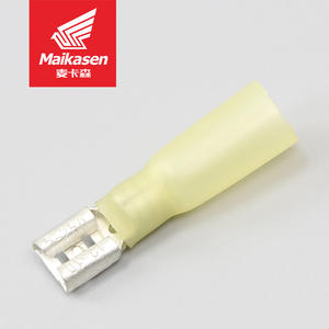 <span class=keywords><strong>Tube</strong></span> thermorétractable en <span class=keywords><strong>cuivre</strong></span> FDH-1.25 étanche à l'eau avec des bornes à sertir <span class=keywords><strong>pré</strong></span>-isolées adhésives thermofusibles pour connecteur de fil - Product Image 4