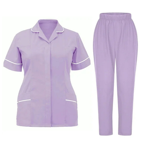 Ensembles de Blouses Médicales de Luxe Confortables 2 Pièces Tissées de Haute Qualité Souples et Protectrices Vêtements de Travail Unisexe Vente en Gros Durables - Product Image 1