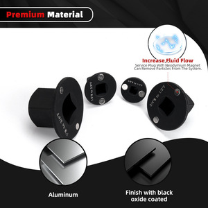 Kit d'adaptateurs de douilles à chocs 1 M vers 3/4 F, 3/4 M vers 1/2 F, 1/2 M vers 3/8 F, 3/8 M vers 1/4 F pour modification automobile - Product Image 3