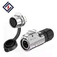 Connecteur d'alimentation circulaire IP67 à verrouillage rapide modulaire LP12, 2 à 8 broches, directement de l'usine, pour équipement de contrôle industriel