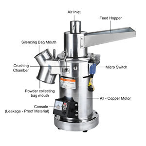 Machine à moudre électrique en acier inoxydable pour épices, café, aliments secs, poudre - Product Image 3