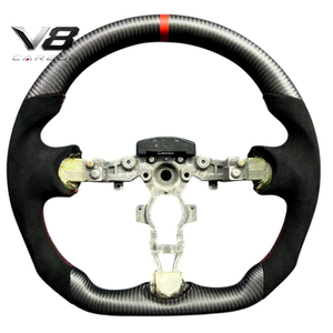 Volant en fibre de carbone véritable V8carbon pour <span class=keywords><strong>DB7</strong></span> Coupé Vantage, accessoires de voiture, pièces automobiles, modification, style sport racing, personnalisé - Product Image 3