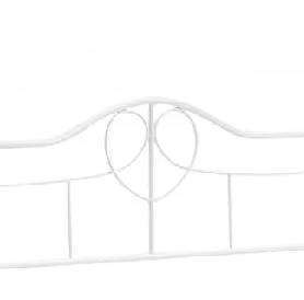 Cama Nido Metálica de Diseño Sencillo y Económico, Estilo Antiguo, de Altura Baja, con Estructura Resistente de Color Blanco y Ruedas Flexibles - Product Image 2