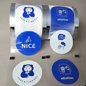 Filme estirável PE Impressão Composta Filme plástico do rolo para embalagem automática personalizada Food Roll