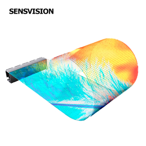 90%Transmittance Integrated LED <strong>Driver</strong> P10 Flexible Transparent LED Film Screen Indoor <strong>Display</strong> 240*1000 for Showcase Event Decor - Product Image 5