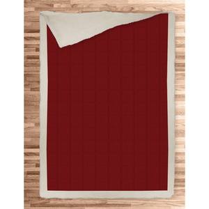 PLAID REVERSE ROSSO 130X160CM - Product Image 1