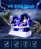 Livraison gratuite 9D réalité virtuelle VR stimulateur Machines de jeu aire de jeux intérieure centre commercial Console de jeu éducatif extérieur