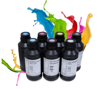 Kualitas tinggi efek Timbul 3d uv botol plastik printer pola casing telepon flatbed printer
