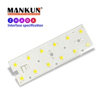 Circuit imprimé LED 94V-0, carte de circuit imprimé en aluminium, lampe LED, modules standard Zhaga 50W