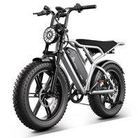Vélo électrique 48V 750W avec pneus larges de 20 pouces, vélo électrique 250W, cadre en acier, Fatbike pour adultes, entrepôt UE