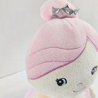 Poupée en peluche personnalisée, danseuse de ballet rose avec jupe en tulle, cadeau pour les enfants et les filles